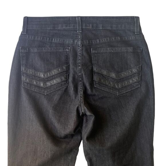 NYDJ Women’s Black Bootcut Lift tuck Technology Jeans sz 8 - Picture 6 of 13